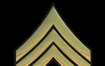 3D - Army SGT Enlisted Rank