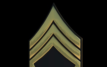 3D - Army MSG Enlisted Rank (Angled)