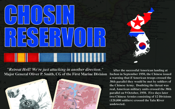 Korean War Poster-Chosin Reservoir