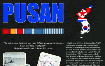 Korean War Poster-Pusan