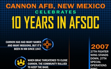 Celebrating 10 years of AFSOC at Cannon