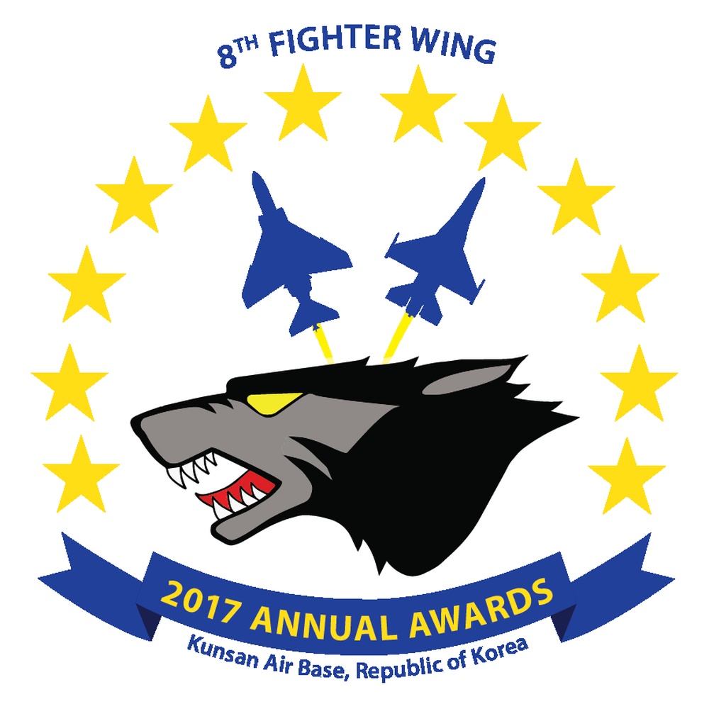 8th Fighter Wing 2017 Annual Awards Ceremony Logo