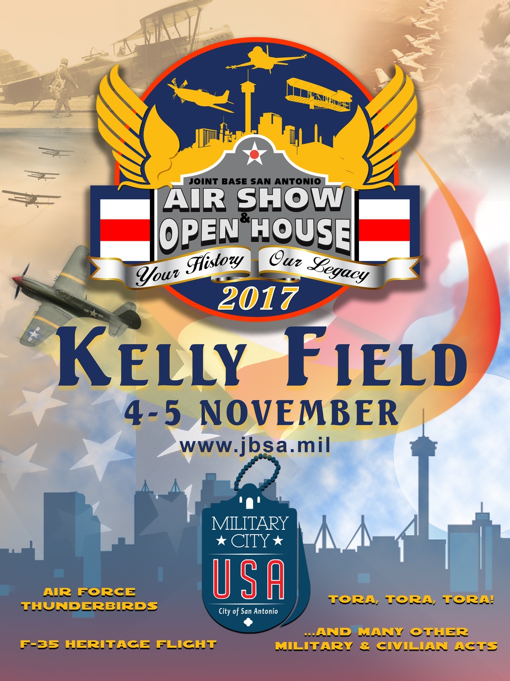 2017 JBSA Air Show Poster