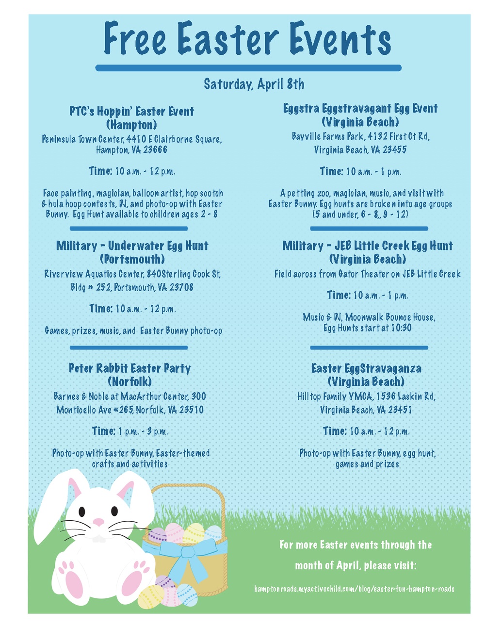 Easter Events Poster