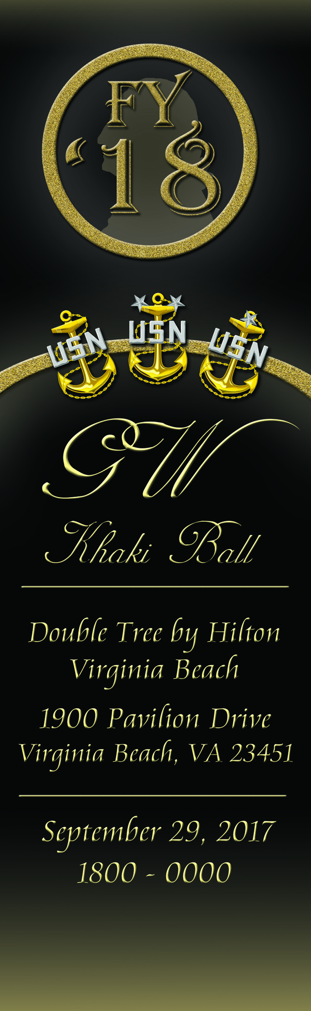 FY18 Khaki Ball Ticket Design