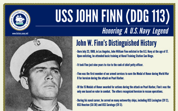 USS JOHN FINN Commissioning Ceremony