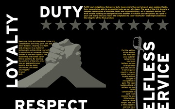 Army Values Poster