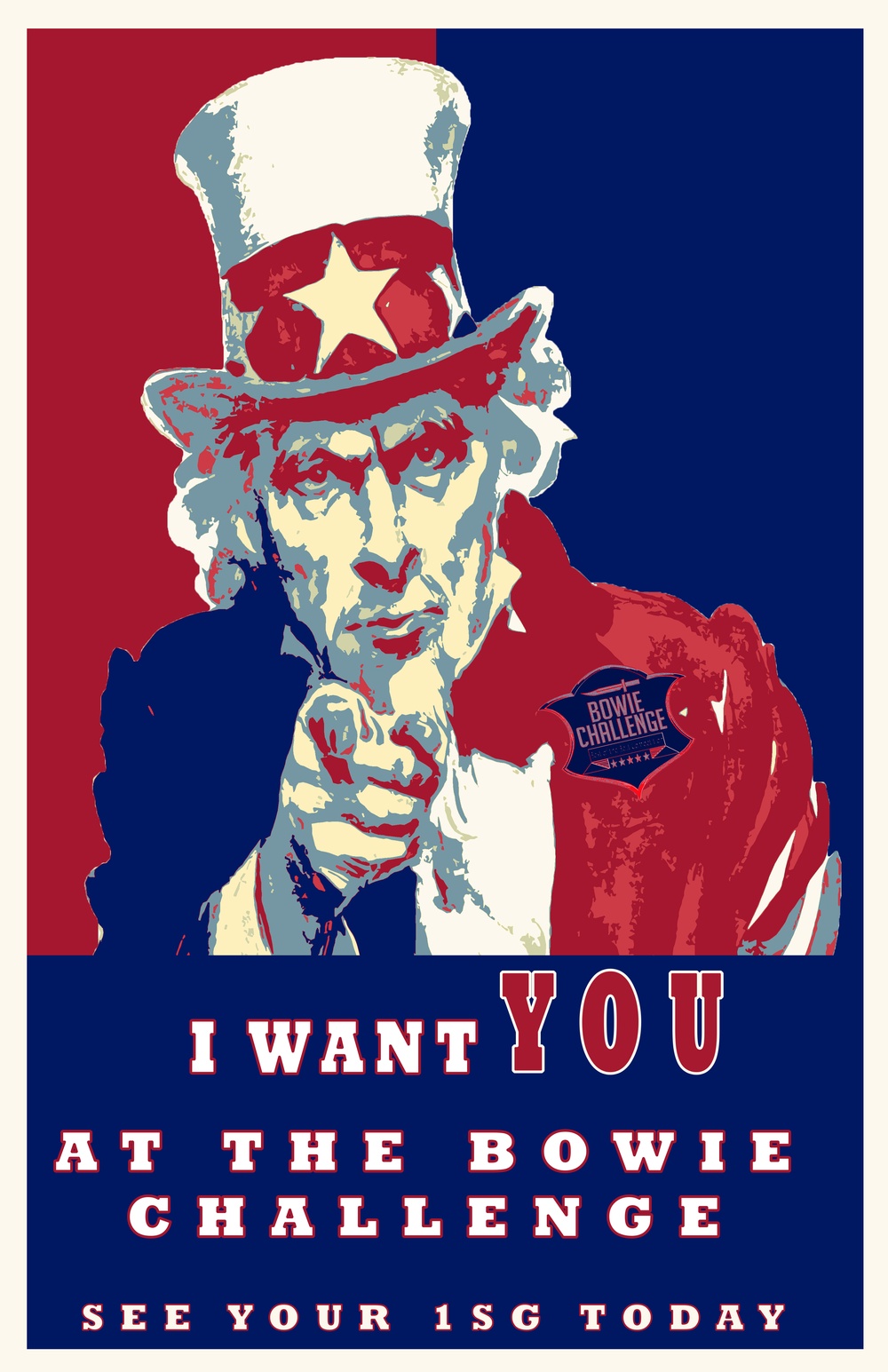 I want you at the Bowie Challenge