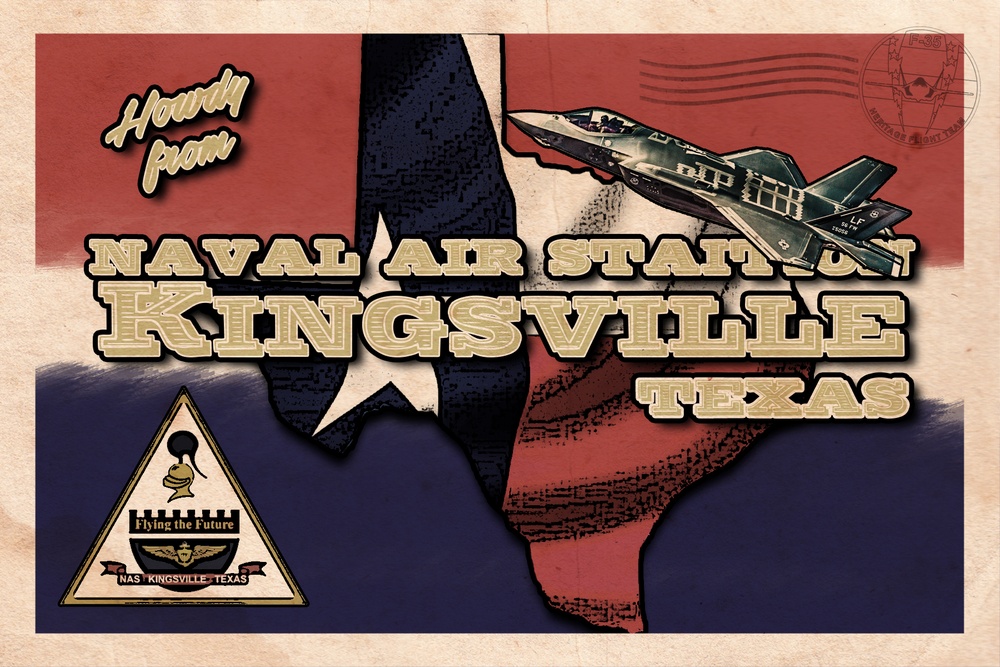 F-35 Heritage Flight Team Kingsville, TX Postcard
