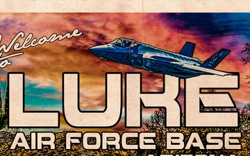 F-35 Heritage Flight Team Luke Air Force Base Postcard