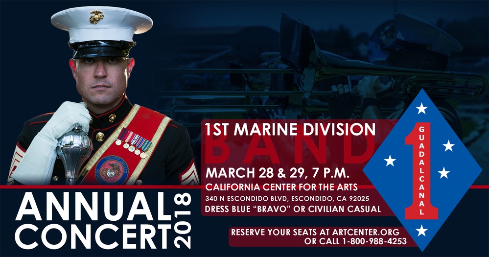 1st Marine Division Band&amp;#39;s Annual Concert 2018