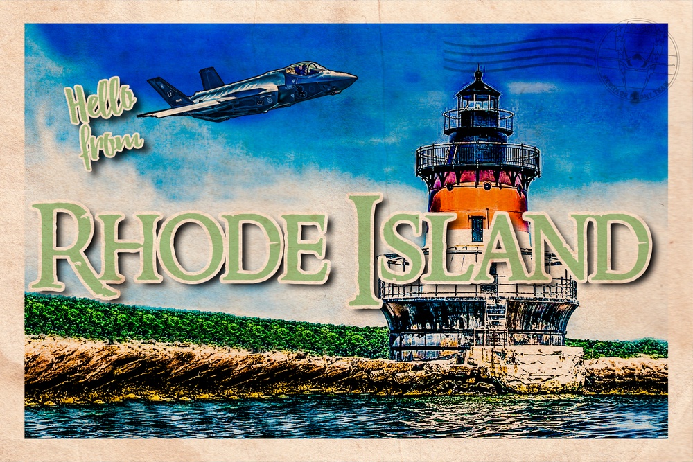 F-35 Heritage Flight Team Rhode Island Postcard