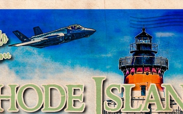 F-35 Heritage Flight Team Rhode Island Postcard