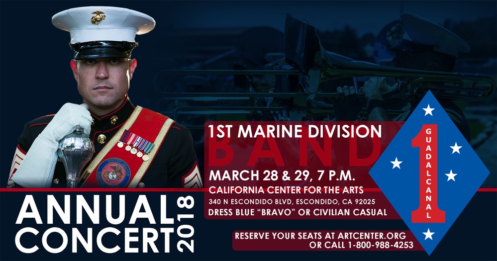 1st Marine Division Band Annual Concert 2018