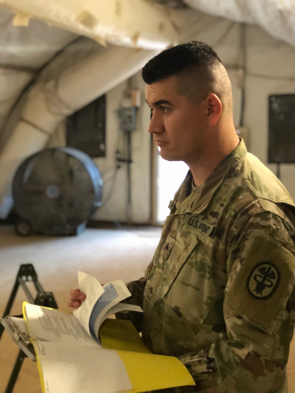 2018 Army Best Medic Competition Lane Evaluator