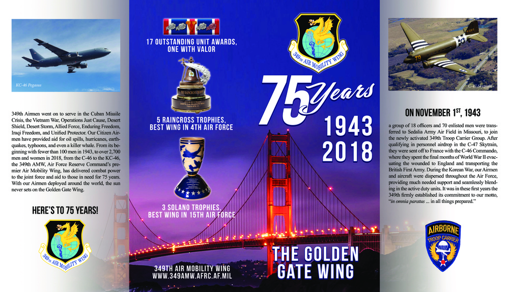 349th AMW 75th Anniversary Pamphlet