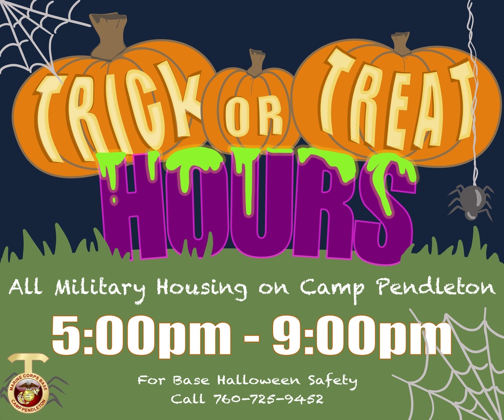 Camp Pendleton Housing Trick or Treat Hours