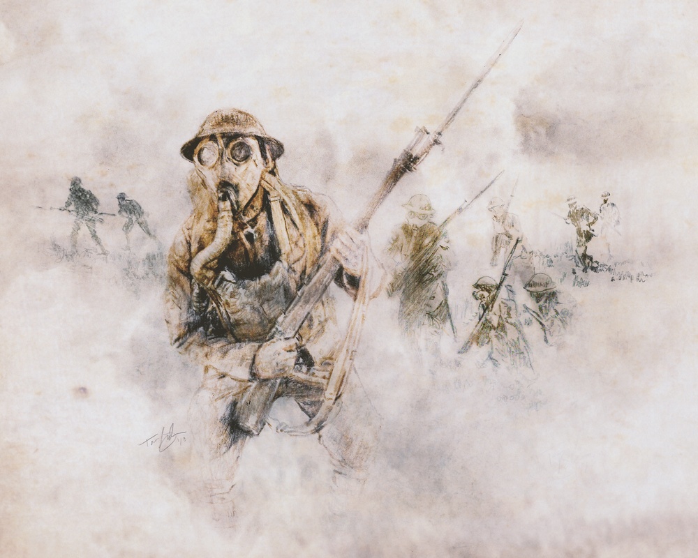 WW1 Somme Defensive Artwork