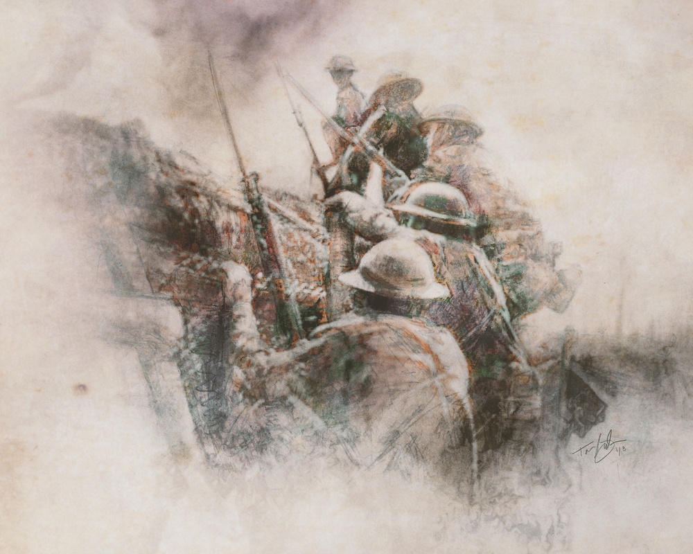 WW1 Aisne Artwork