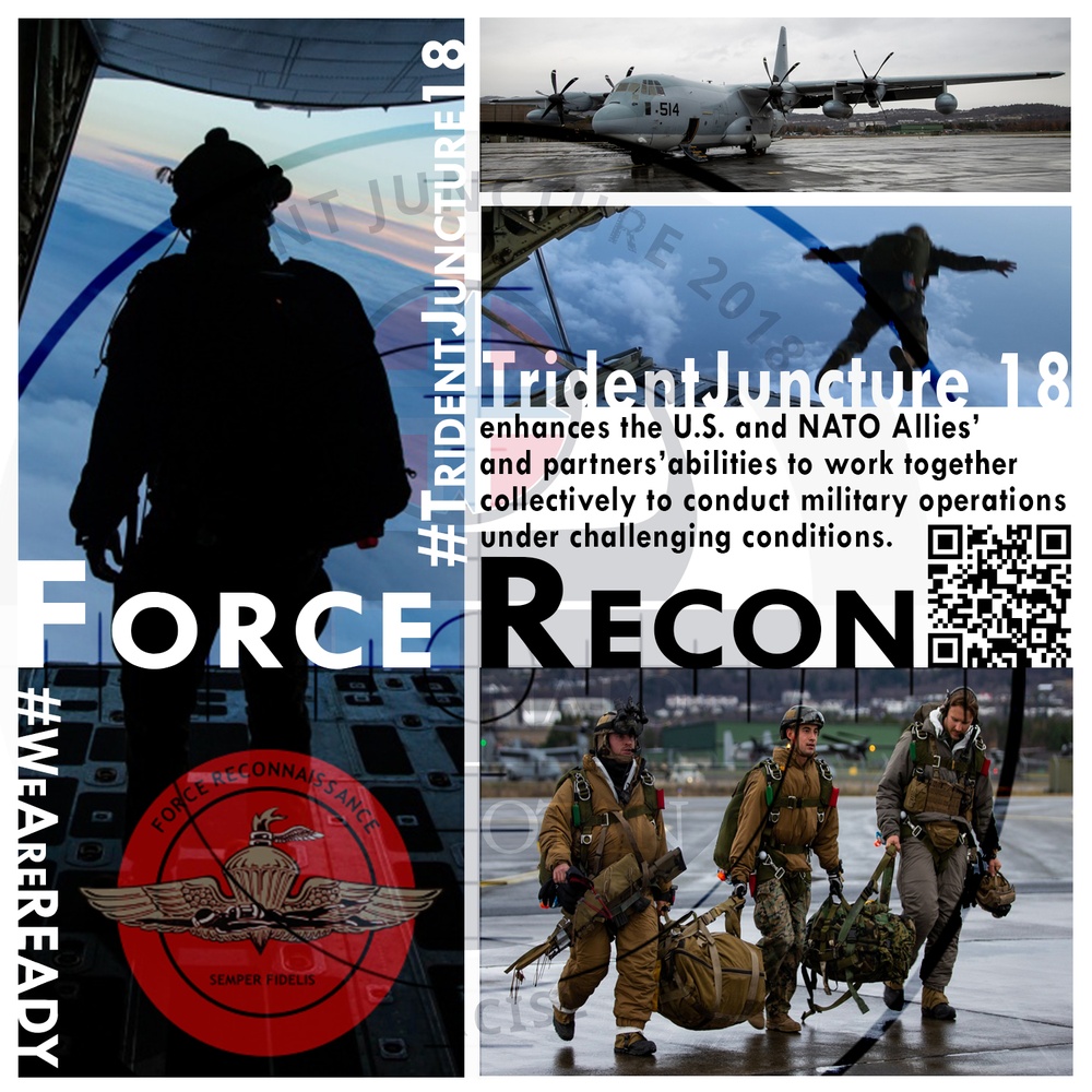 Force Recon Trident Juncture 18 Graphic