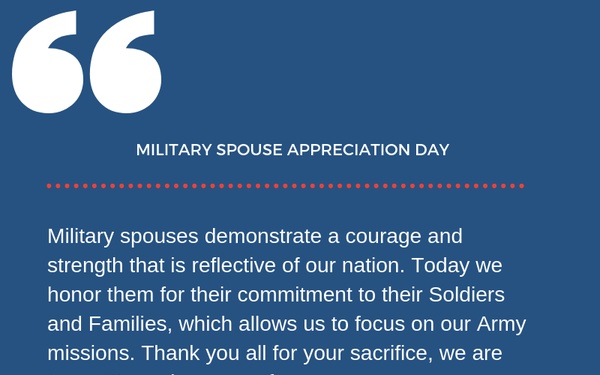 Military Spouse Appreciation Day