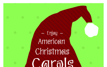 Christmas caroling poster