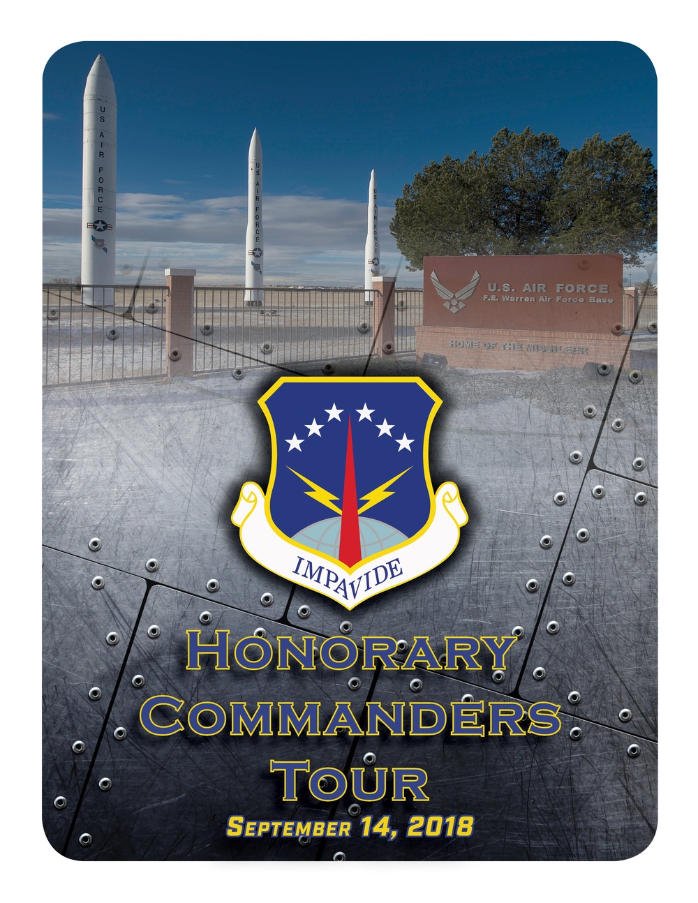 Honorary Commander Tour 2018 Program Cover