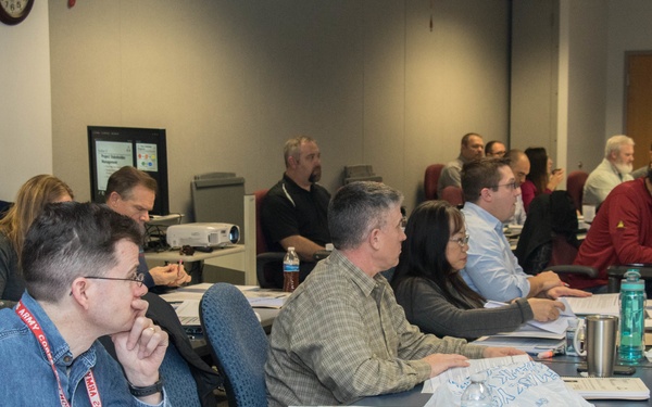 Transatlantic team members attend PMP Boot Camp in Winchester