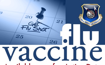 30th Med Group Flu Vaccine Advertisement