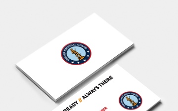 Indiana National Guard Business Card Template