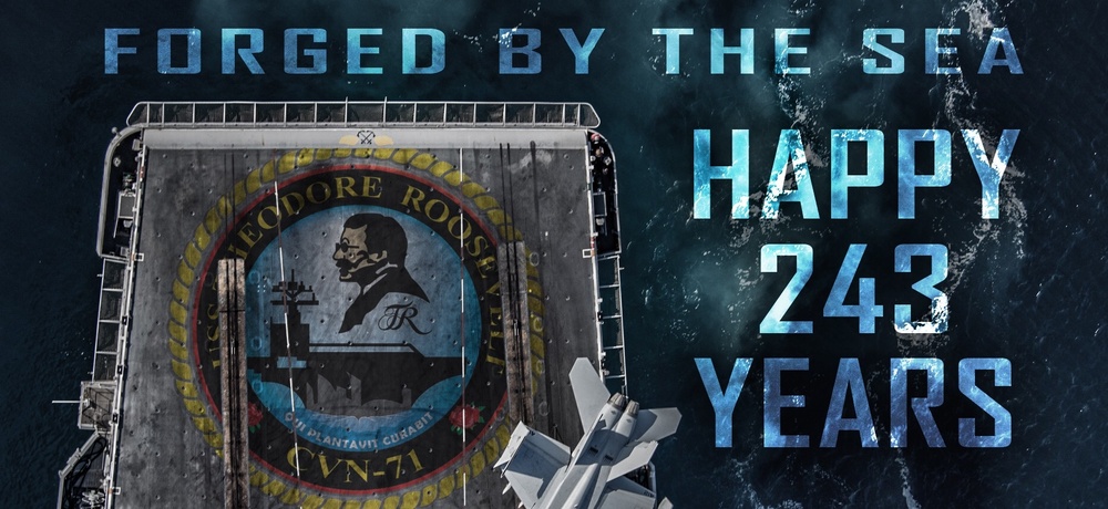 USS Theodore Roosevelt Social Media Banner