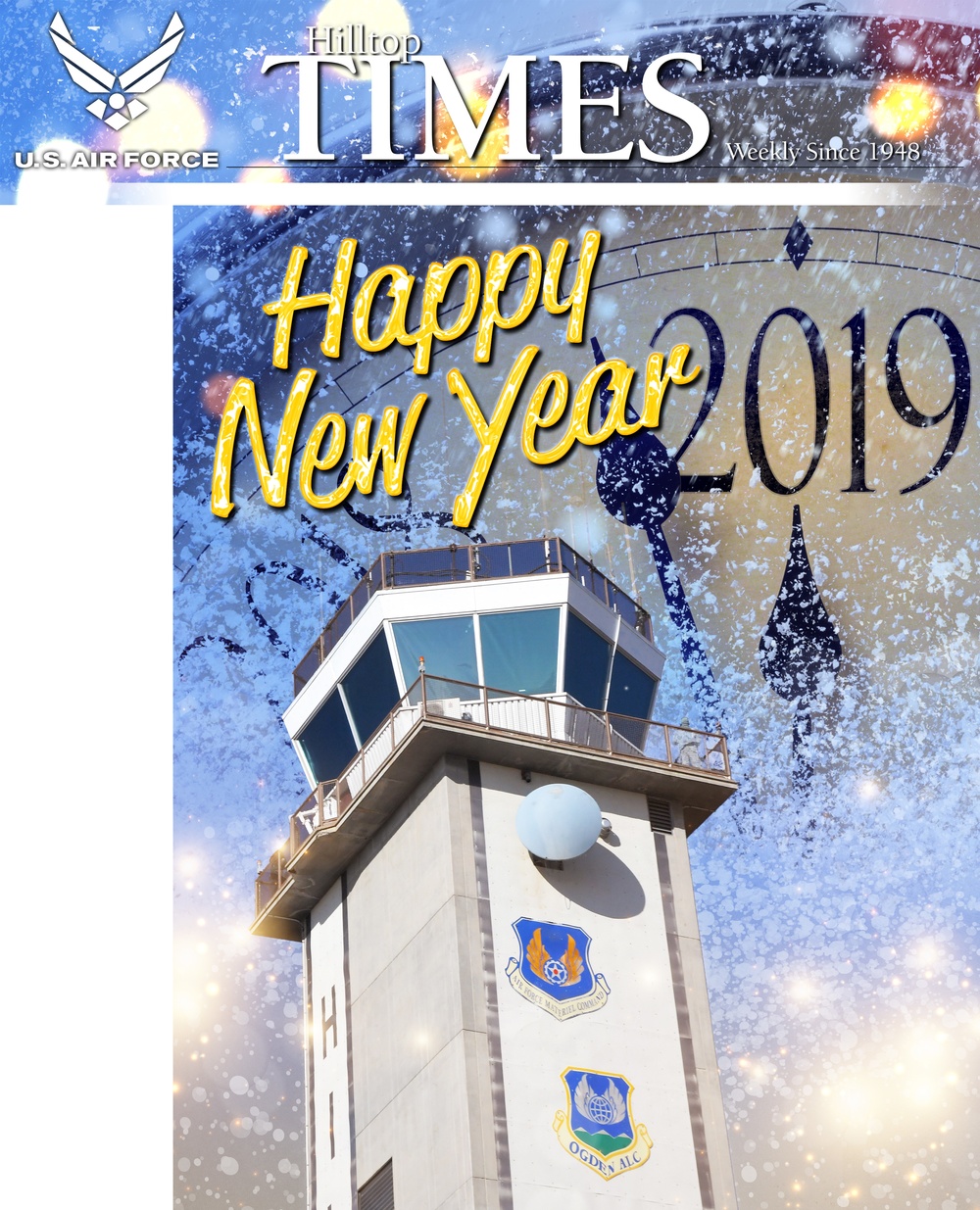 2019 Happy New Year: Hilltop Times Cover