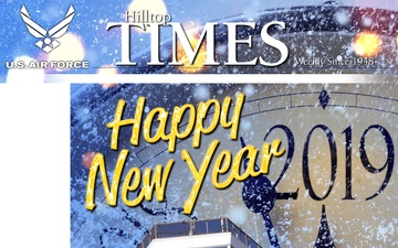 2019 Happy New Year: Hilltop Times Cover