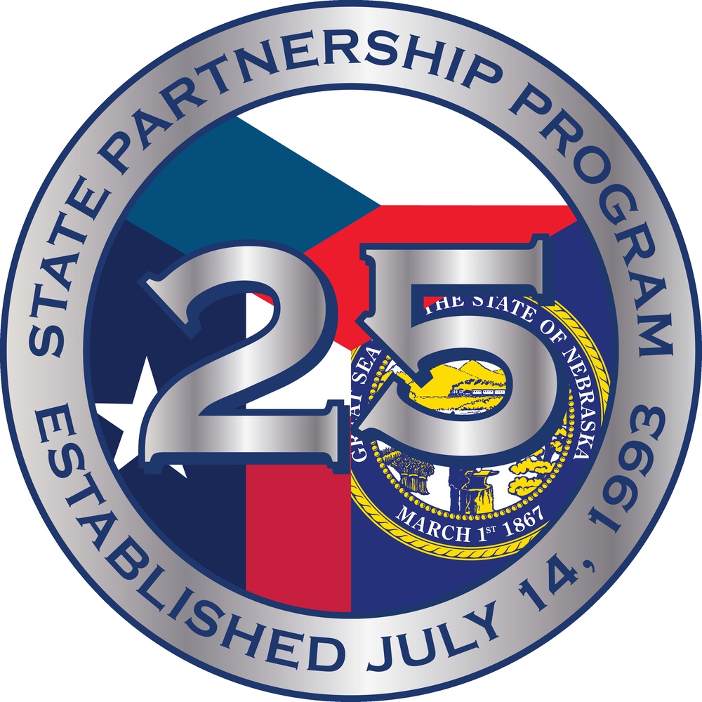 25 Year Anniversary Czech Republic State Partnership Program Logo