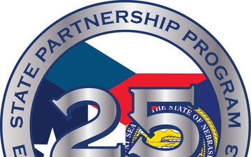 25 Year Anniversary Czech Republic State Partnership Program Logo