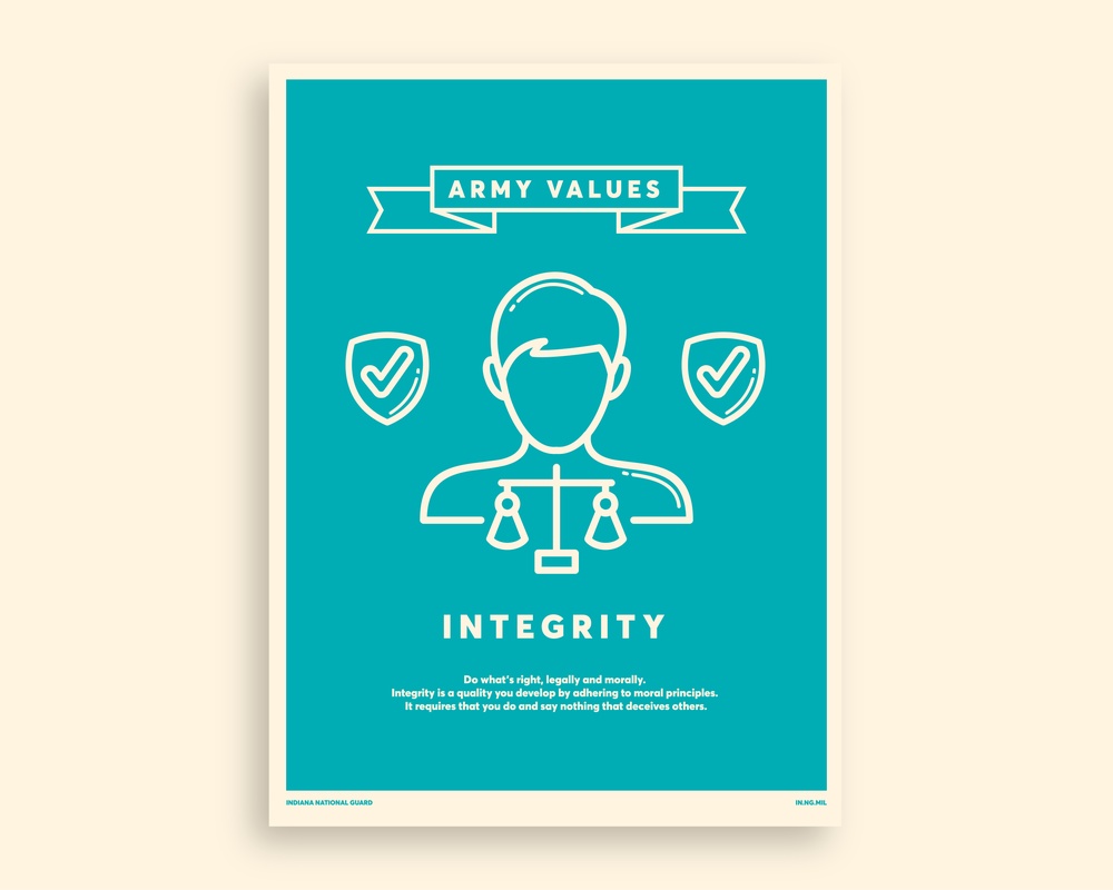 Army Values Poster Series - Integrity
