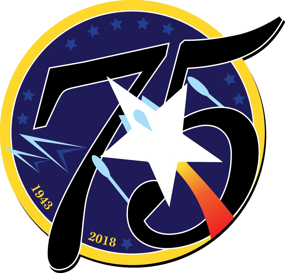 163d Attack Wing 75th Anniversary Logo