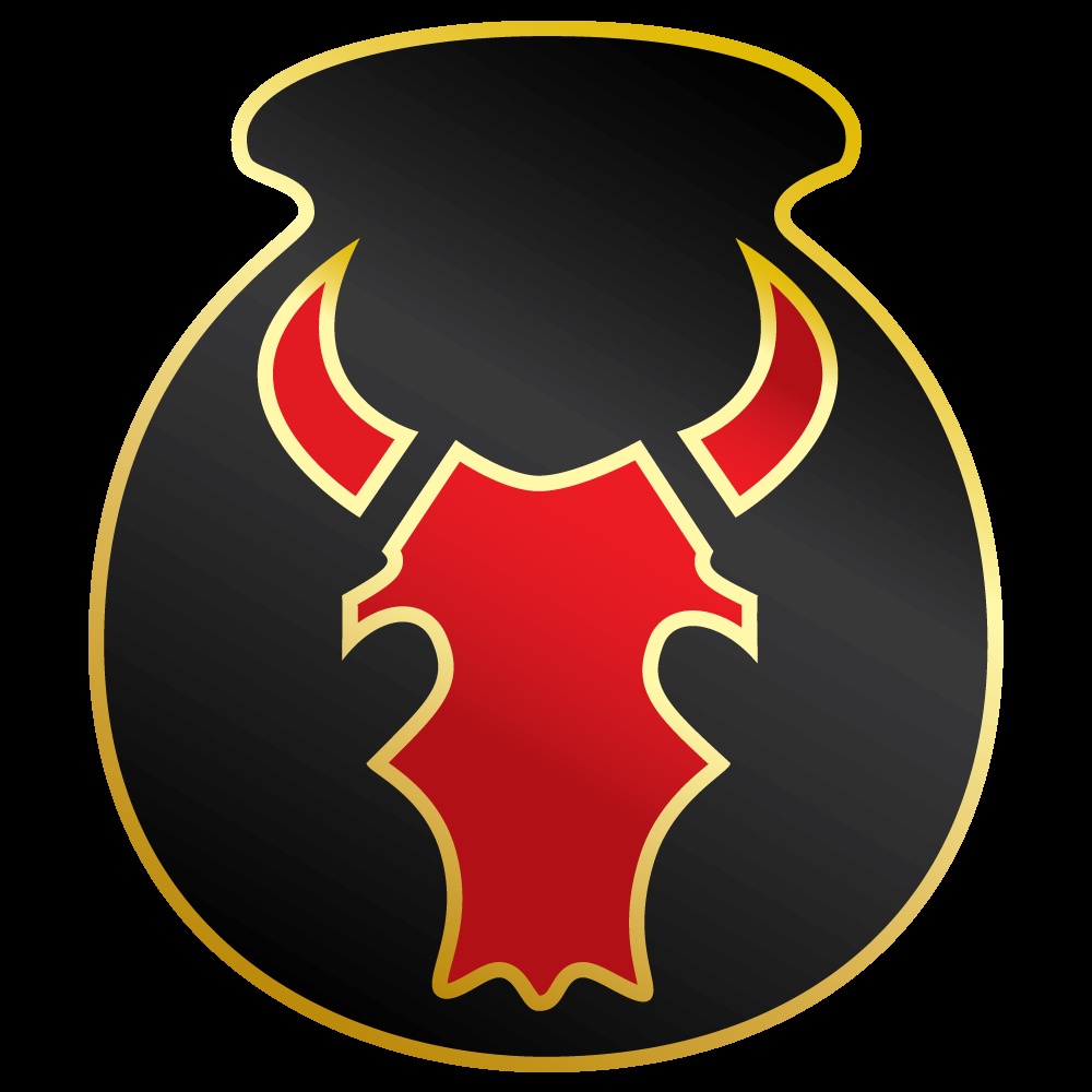 The Combat Service Identification Badge for the 34th Red Bull Infantry Division