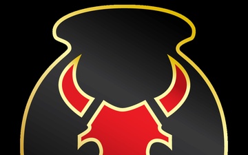 The Combat Service Identification Badge for the 34th Red Bull Infantry Division