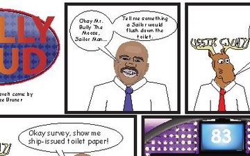 Bully The Moose Steve Harvey Comic for the Rough Riders Magazine