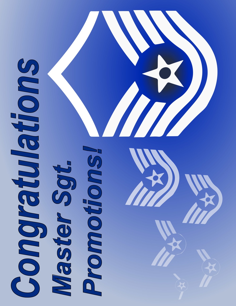 Master Sergeant Promotion graphic