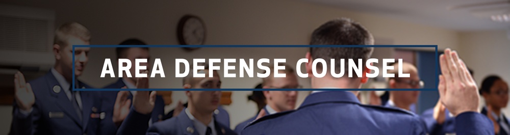 Area Defense Counsel page header for AFPIMS