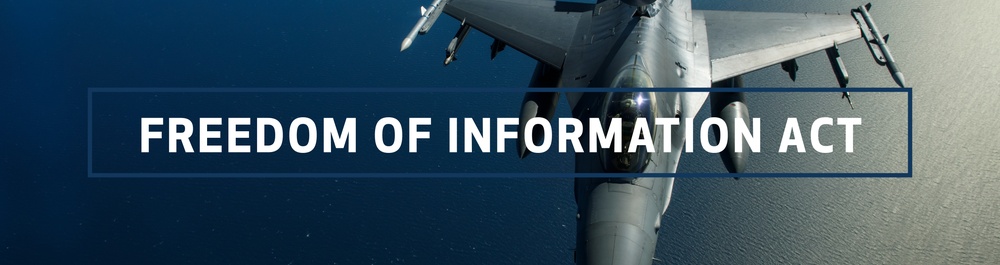 Freedom of Information Act page header for AFPIMS