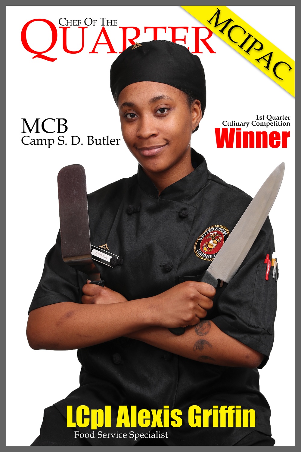 Culinary Competition Winner Poster