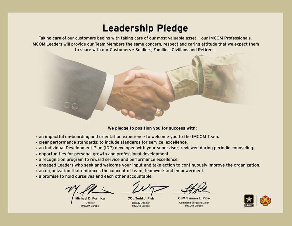 IMCOM EUROPE LEADERSHIP PLEDGE - 8.5 X 11 IN - FOR LOCAL REPRODUCTION