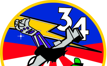 USAFA Cadet Squadron Patch for Squadron 34