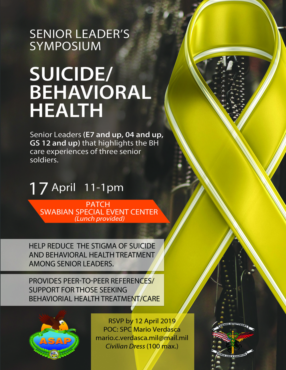ASAP Suicide/ Behavioral Health Symposium