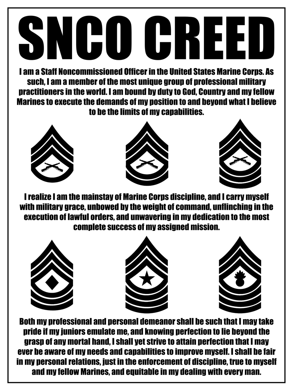 marine corps creed