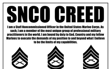 USMC SNCO Creed