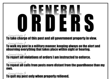 USMC General Orders